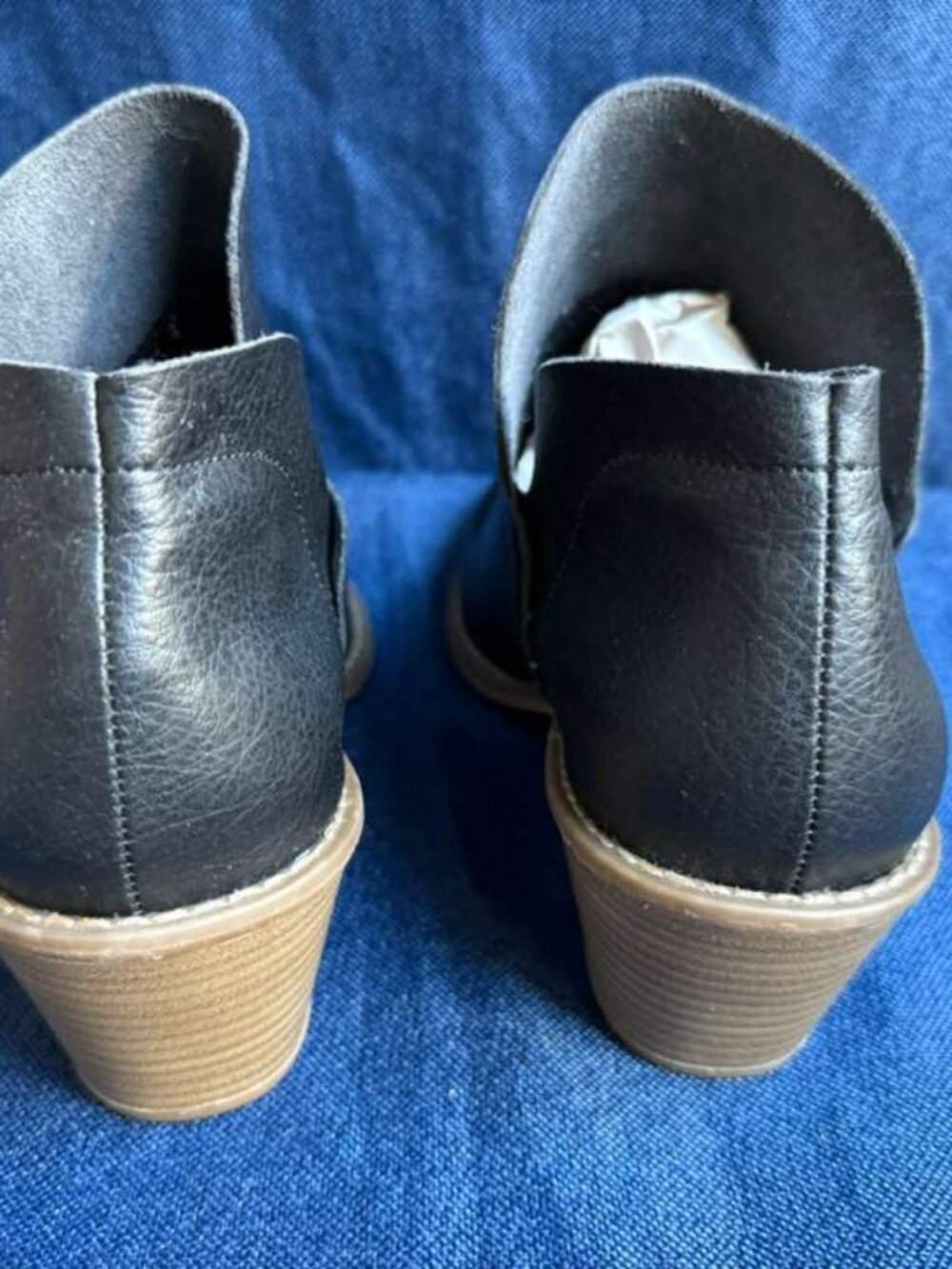 Size 8M - Kelly & Katie Marybel Black Rhinestone Block Heel Sandals NWOT - Picture 4 of 8